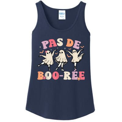 Pas De BooréE Ghost Ballet Dancer Halloween Dance Teacher Ladies Essential Tank