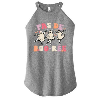 Pas De BooréE Ghost Ballet Dancer Halloween Dance Teacher Women's Perfect Tri Rocker Tank