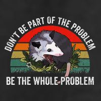 Possum DonT Be Part Of The Problem Be The Whole Problem Knit Cap Winter Beanie