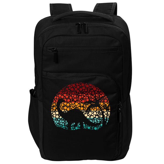 Polka Dot Brontosaurus Impact Tech Backpack