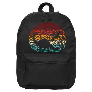 Polka Dot Brontosaurus 16 in Basic Backpack