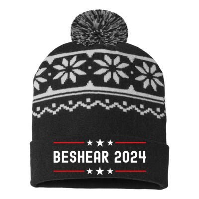 Political Democrat Beshear 2024 Presidential Election USA-Made Snowflake Beanie