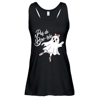 Pas De BooréE Funny Ballet Ghosts Halloween Dance Ladies Essential Flowy Tank