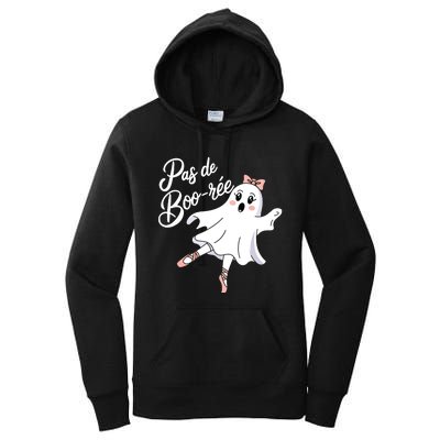 Pas De BooréE Funny Ballet Ghosts Halloween Dance Women's Pullover Hoodie