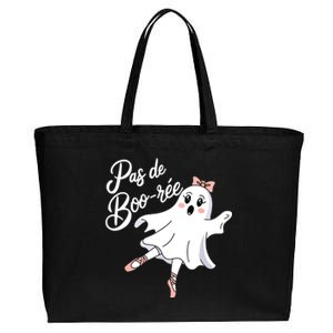 Pas De BooréE Funny Ballet Ghosts Halloween Dance Cotton Canvas Jumbo Tote