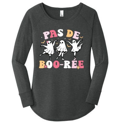 Pas De BooréE Ghost Ballet Dancer Halloween Dance Teacher Women's Perfect Tri Tunic Long Sleeve Shirt