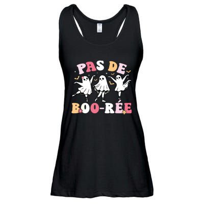 Pas De BooréE Ghost Ballet Dancer Halloween Dance Teacher Ladies Essential Flowy Tank