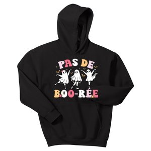 Pas De BooréE Ghost Ballet Dancer Halloween Dance Teacher Kids Hoodie