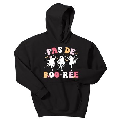 Pas De BooréE Ghost Ballet Dancer Halloween Dance Teacher Kids Hoodie