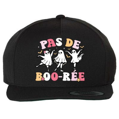 Pas De BooréE Ghost Ballet Dancer Halloween Dance Teacher Wool Snapback Cap