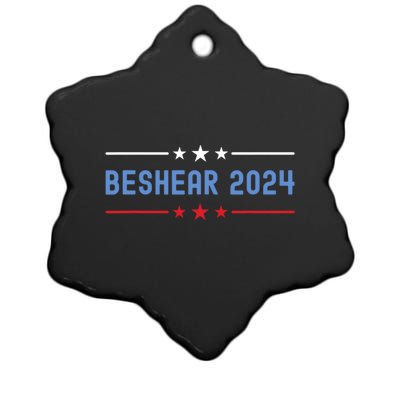 Political Democrat Beshear 2024 Presidential Election Ceramic Star Ornament