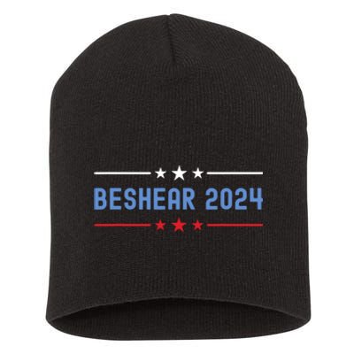 Political Democrat Beshear 2024 Presidential Election Short Acrylic Beanie