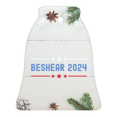 Political Democrat Beshear 2024 Presidential Election Ceramic Bell Ornament