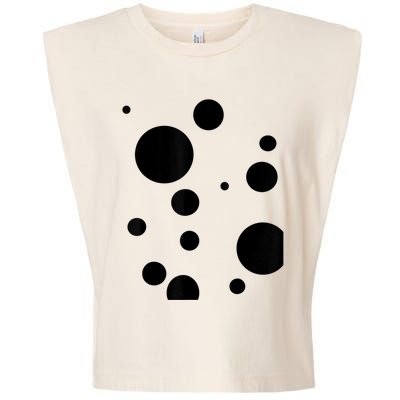 Polka Dot Bubble Dalmatian Abstract Funny Garment-Dyed Women's Muscle Tee