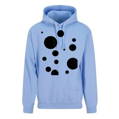 Polka Dot Bubble Dalmatian Abstract Funny Unisex Surf Hoodie