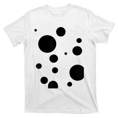 Polka Dot Bubble Dalmatian Abstract Funny T-Shirt