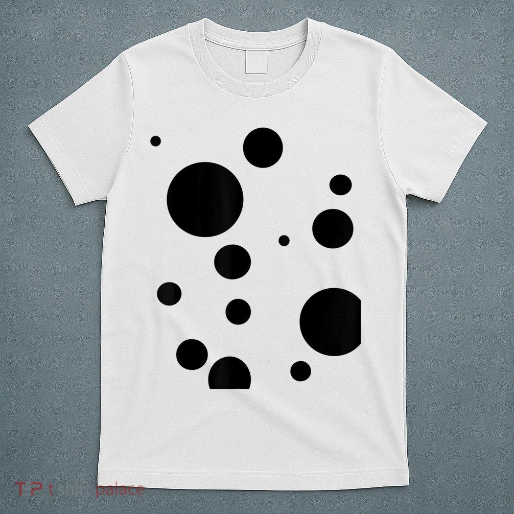 Polka Dot Bubble Dalmatian Abstract Funny T-Shirt