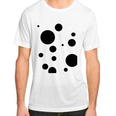 Polka Dot Bubble Dalmatian Abstract Funny Adult ChromaSoft Performance T-Shirt