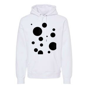 Polka Dot Bubble Dalmatian Abstract Funny Premium Hoodie