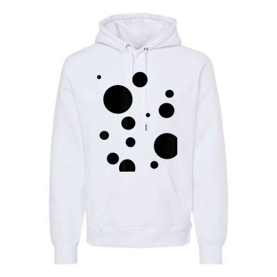 Polka Dot Bubble Dalmatian Abstract Funny Premium Hoodie