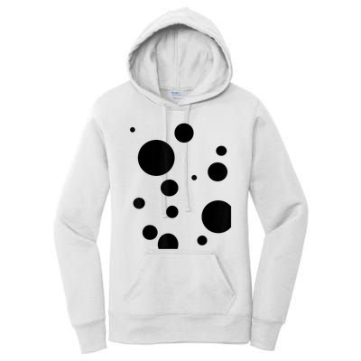 Polka Dot Bubble Dalmatian Abstract Funny Women's Pullover Hoodie