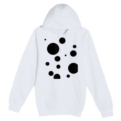 Polka Dot Bubble Dalmatian Abstract Funny Premium Pullover Hoodie