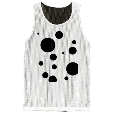 Polka Dot Bubble Dalmatian Abstract Funny Mesh Reversible Basketball Jersey Tank