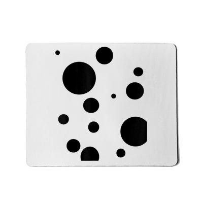 Polka Dot Bubble Dalmatian Abstract Funny Mousepad