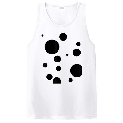 Polka Dot Bubble Dalmatian Abstract Funny PosiCharge Competitor Tank