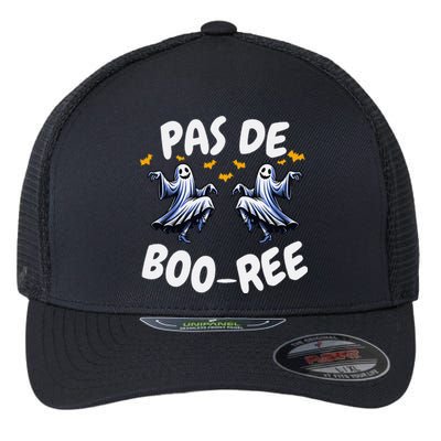 Pas De BooréE Ghost Ballet Dancer Halloween Dance Teacher Flexfit Unipanel Trucker Cap