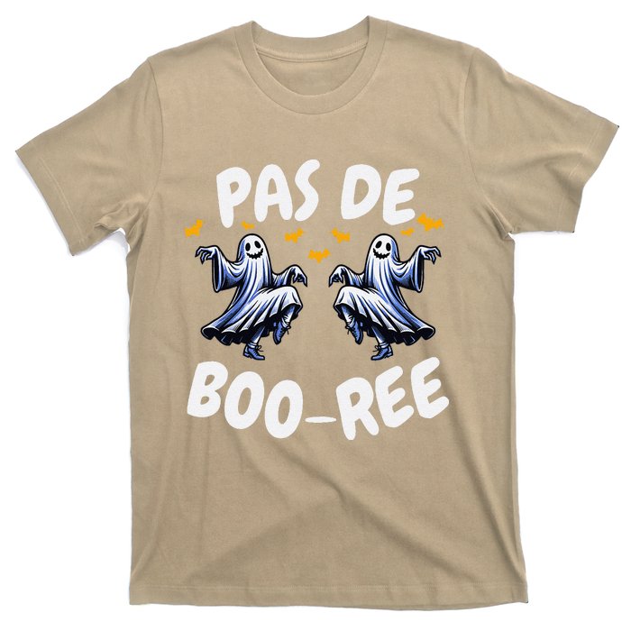 Pas De BooréE Ghost Ballet Dancer Halloween Dance Teacher T-Shirt