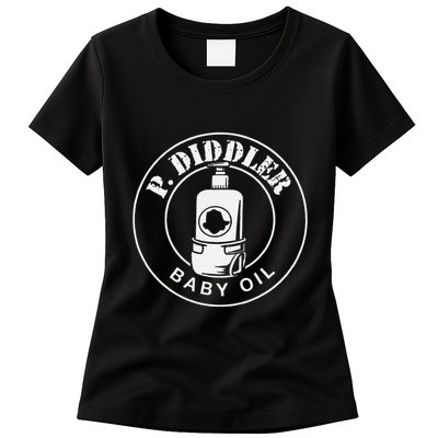 P Diddler Baby Oil Halloween Costume Party Womens T-Shirt