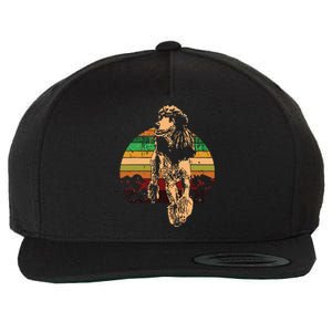 Poodle Dog Breed Wool Snapback Cap