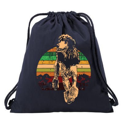 Poodle Dog Breed Drawstring Bag