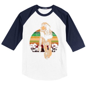 Poodle Dog Breed Baseball Sleeve Shirt