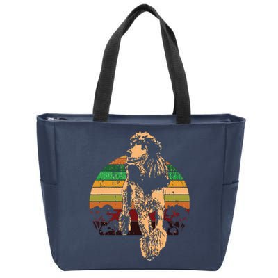 Poodle Dog Breed Zip Tote Bag