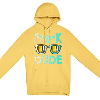 Prek Dude Back To School First Day Of Preschool Boy Gift Premium Pullover Hoodie