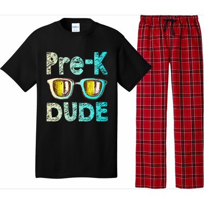 Prek Dude Back To School First Day Of Preschool Boy Gift Pajama Set