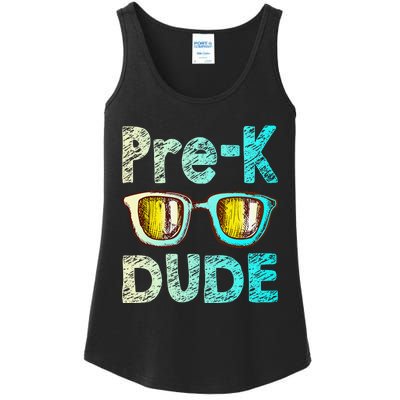 Prek Dude Back To School First Day Of Preschool Boy Gift Ladies Essential Tank