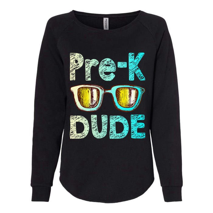 Prek Dude Back To School First Day Of Preschool Boy Gift Womens California Wash Sweatshirt