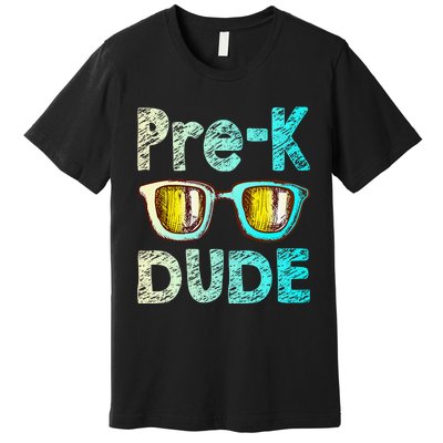 Prek Dude Back To School First Day Of Preschool Boy Gift Premium T-Shirt