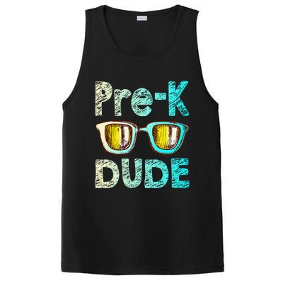 Prek Dude Back To School First Day Of Preschool Boy Gift PosiCharge Competitor Tank