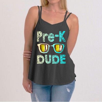 Prek Dude Back To School First Day Of Preschool Boy Gift Women's Strappy Tank