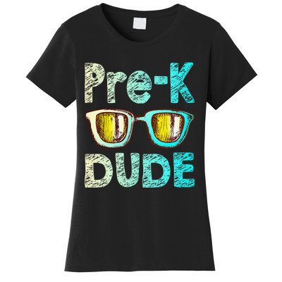 Prek Dude Back To School First Day Of Preschool Boy Gift Women's T-Shirt