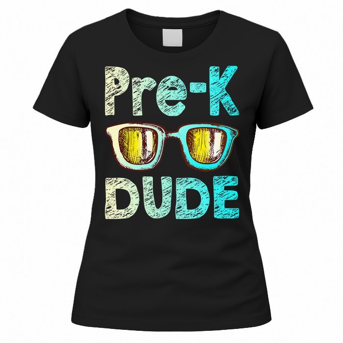 Prek Dude Back To School First Day Of Preschool Boy Gift Women's T-Shirt