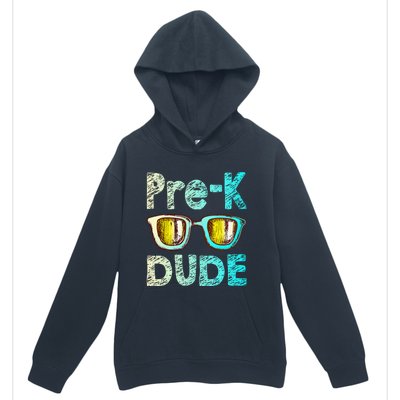 Prek Dude Back To School First Day Of Preschool Boy Gift Urban Pullover Hoodie