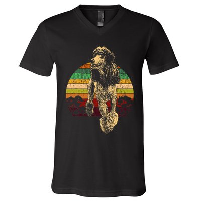 Poodle Dog Breed V-Neck T-Shirt