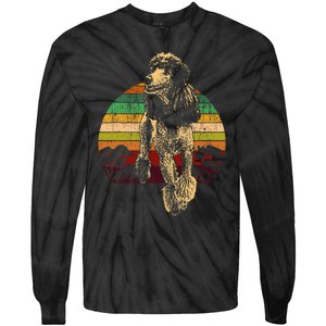 Poodle Dog Breed Tie-Dye Long Sleeve Shirt