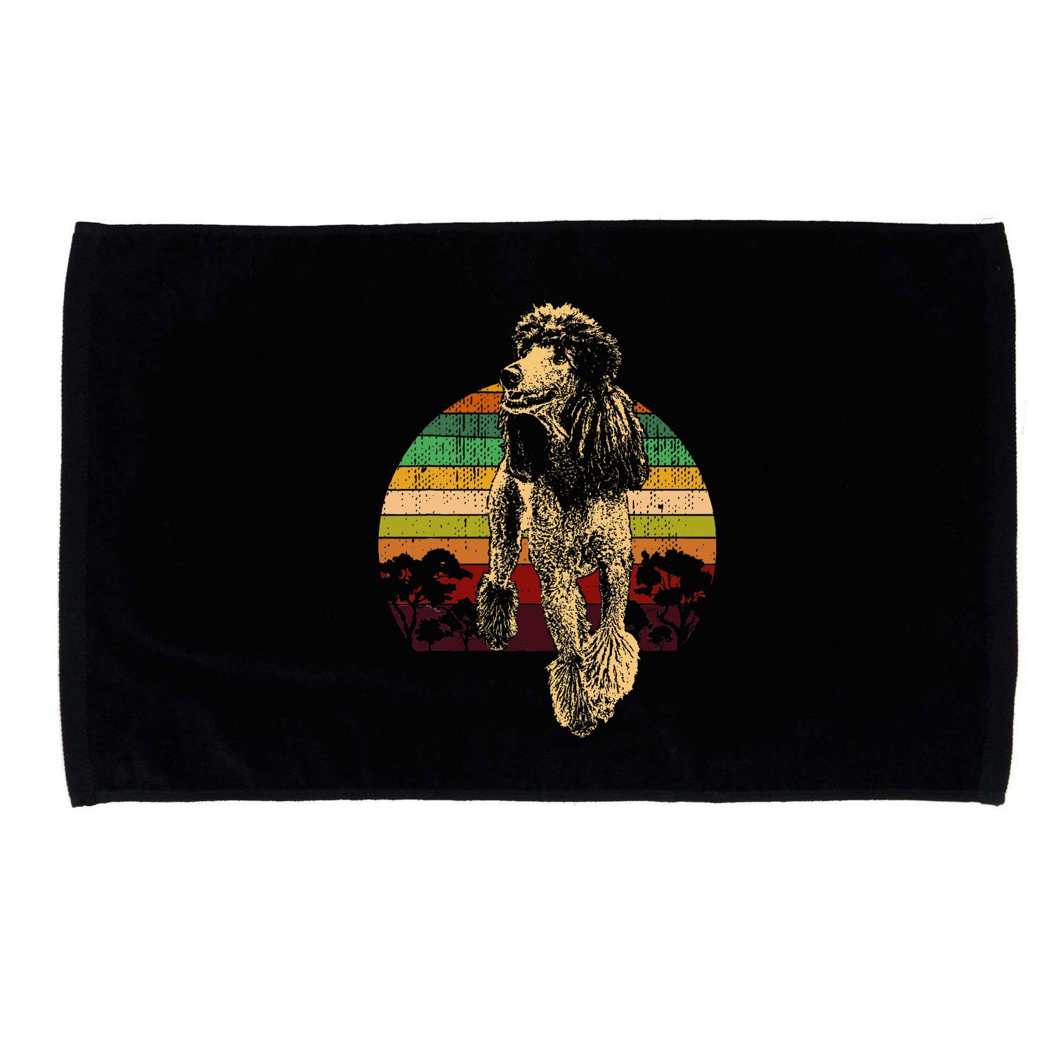 Poodle Dog Breed Microfiber Hand Towel