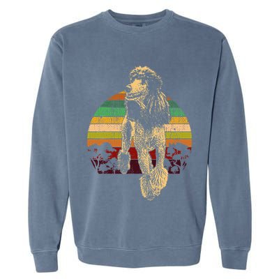 Poodle Dog Breed Garment-Dyed Sweatshirt